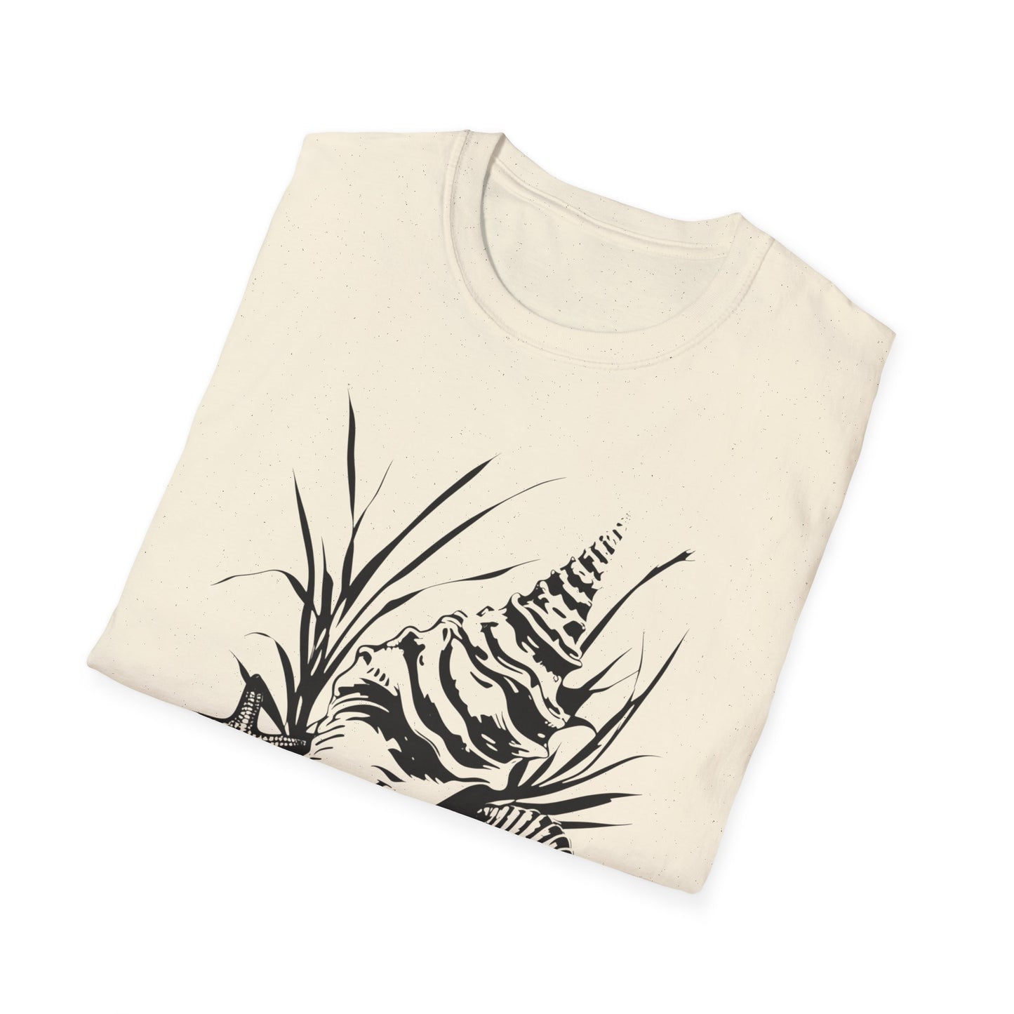 Azure - Minimalistic Sea Elements T-Shirt