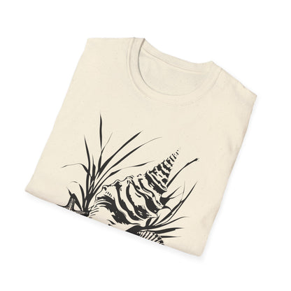 Azure - Minimalistic Sea Elements T-Shirt