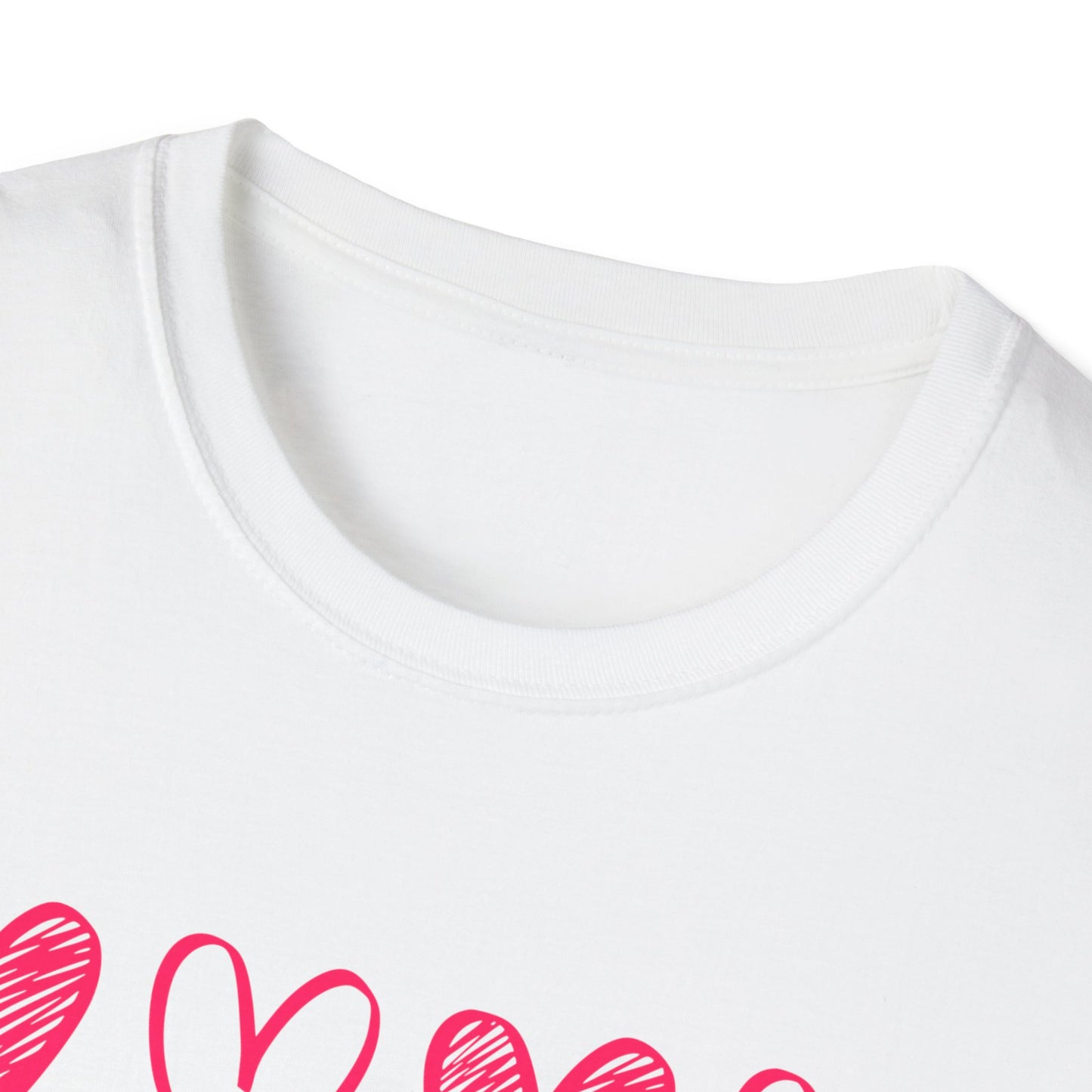 On Repeat, Play The Nice Moments - Monochrome Hearts Grid T-Shirt