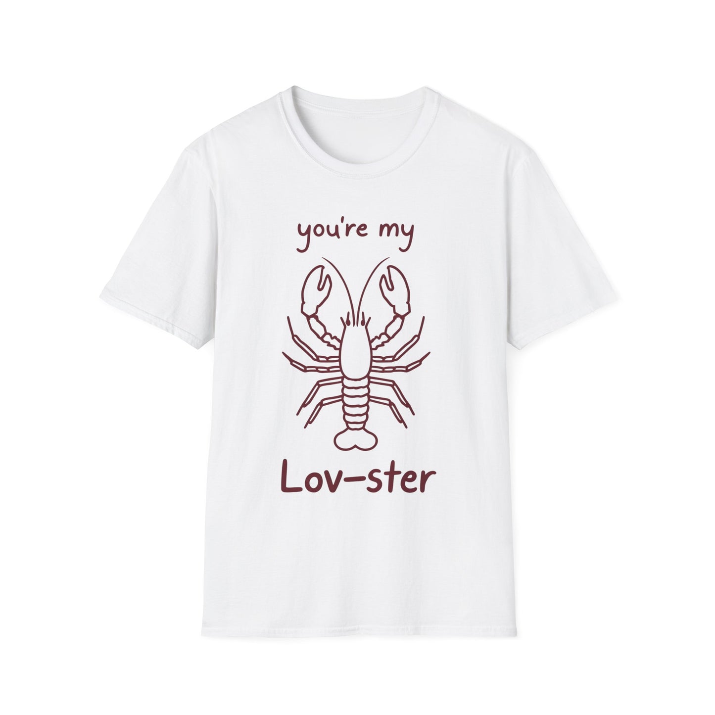 You're My Lov-ster Lobster T-Shirt - Minimalistic Lobster illustration Design