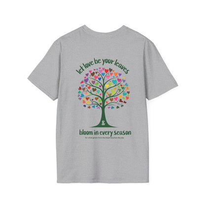 Let Love Be Your Leaves  - Tree with Colorful Heart leaves T-Shirt