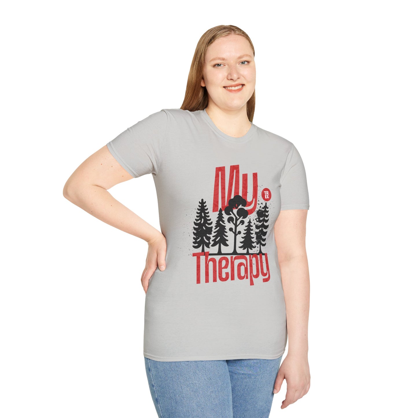 My Therapy - Black Tree Silhouette T-Shirt