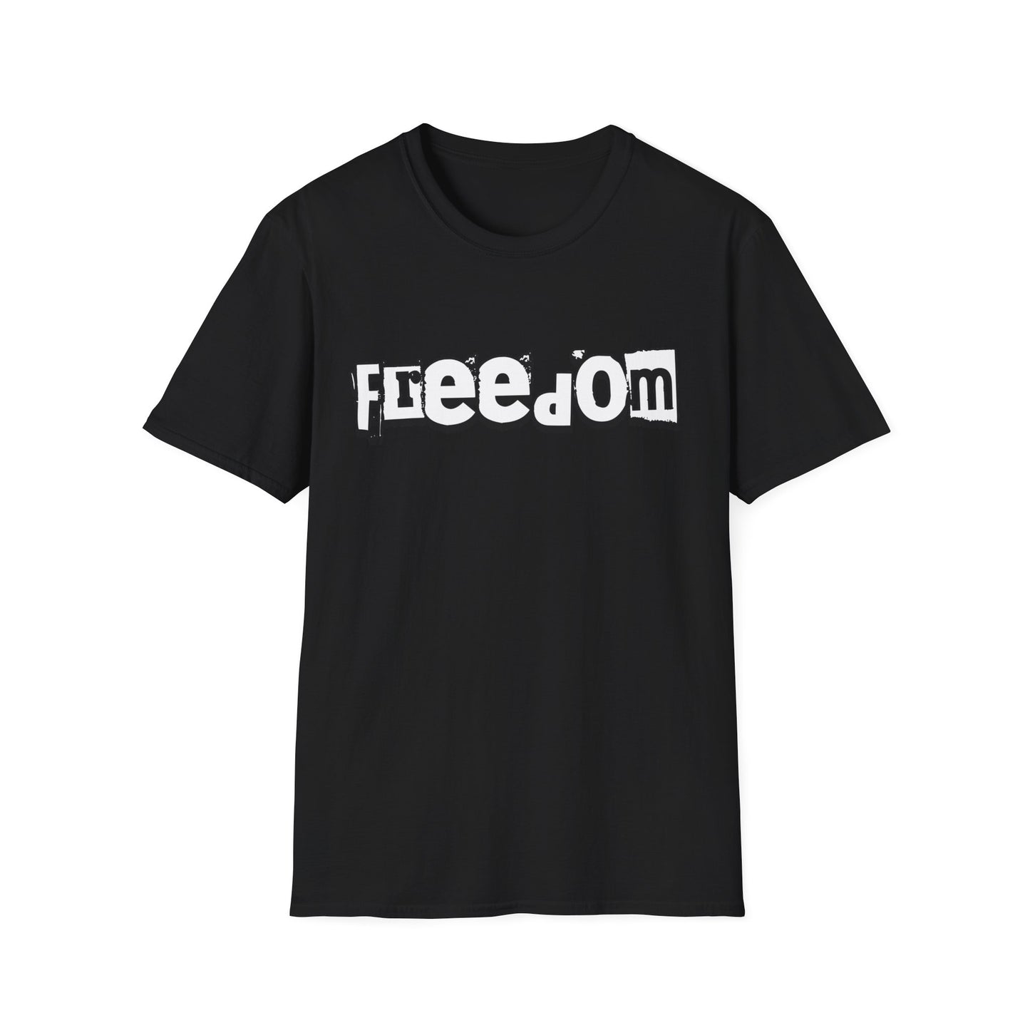 Free Palestine Free The World - Monochrome Graffiti T-Shirt