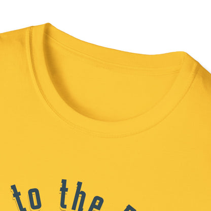 Sail to the Future - Monochrome Ship Landscape T-Shirt