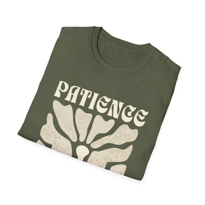 Patience Matters T-Shirt - Boho Style Design