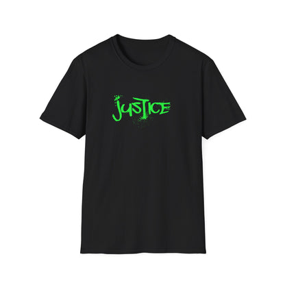 No More Silence, Speak for Justice - Graffiti Typography Activism Front and Back design T-Shirt