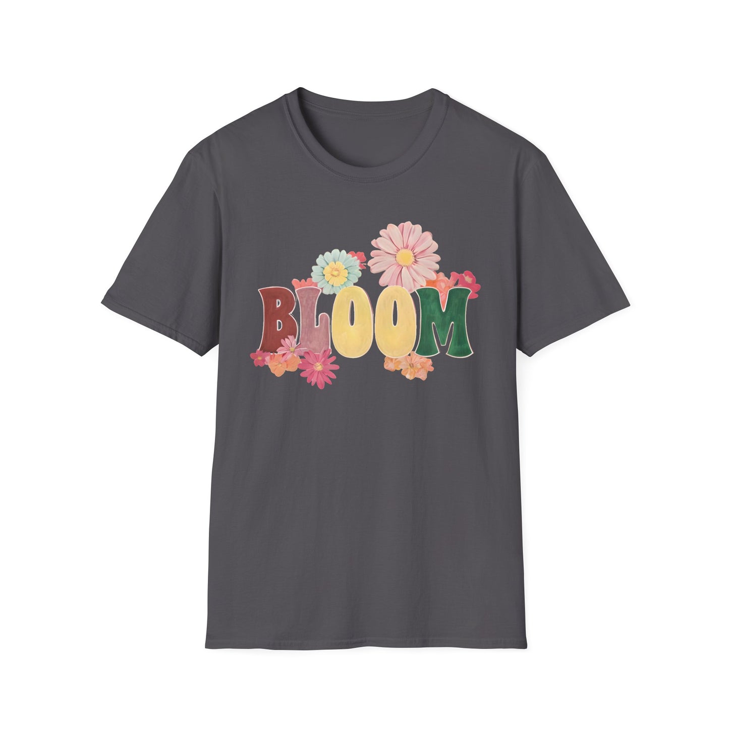 Vintage Bloom T-Shirt - Typography Painting Design
