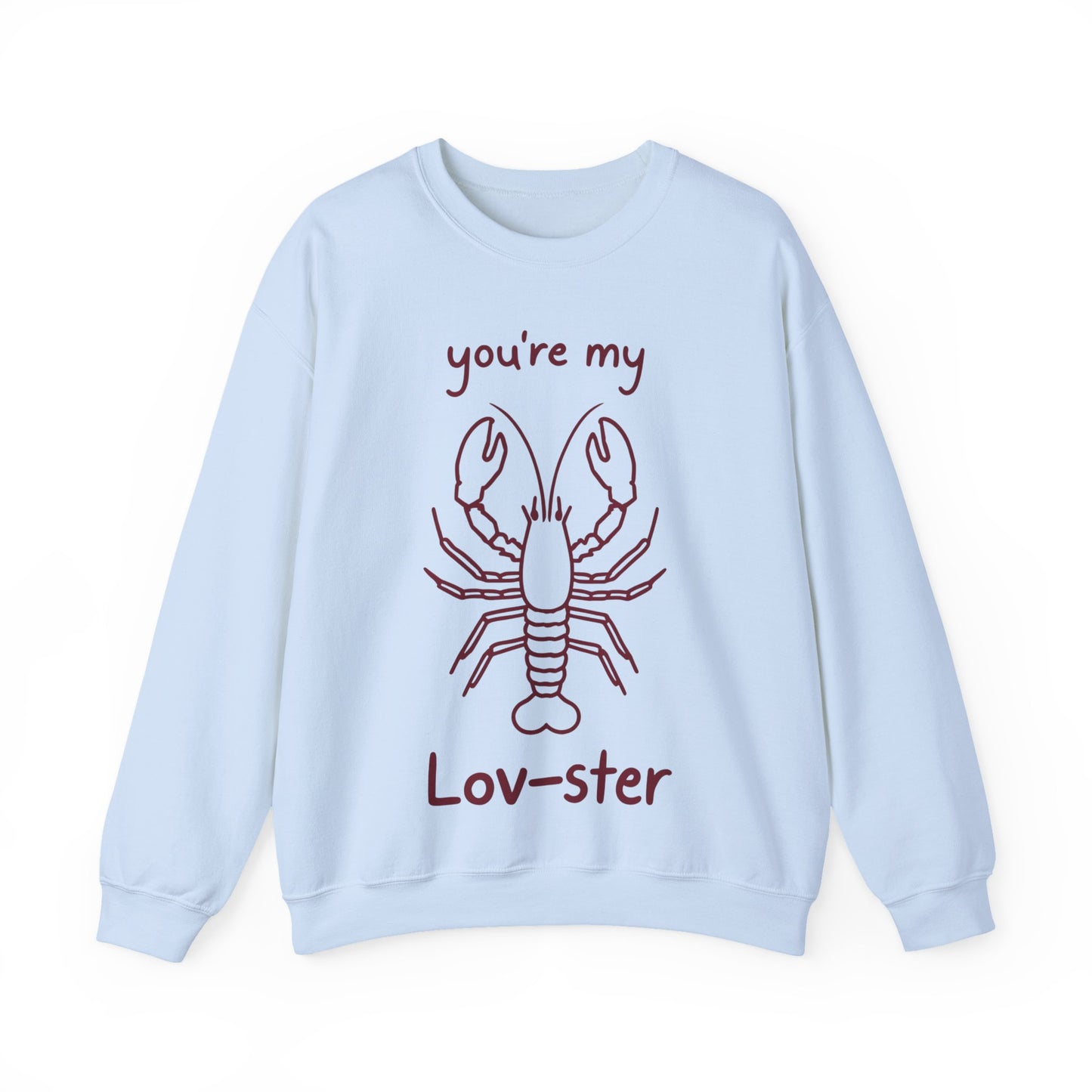 You're My Lov-ster - Minimalistic Lobster illustration Sweatshirt