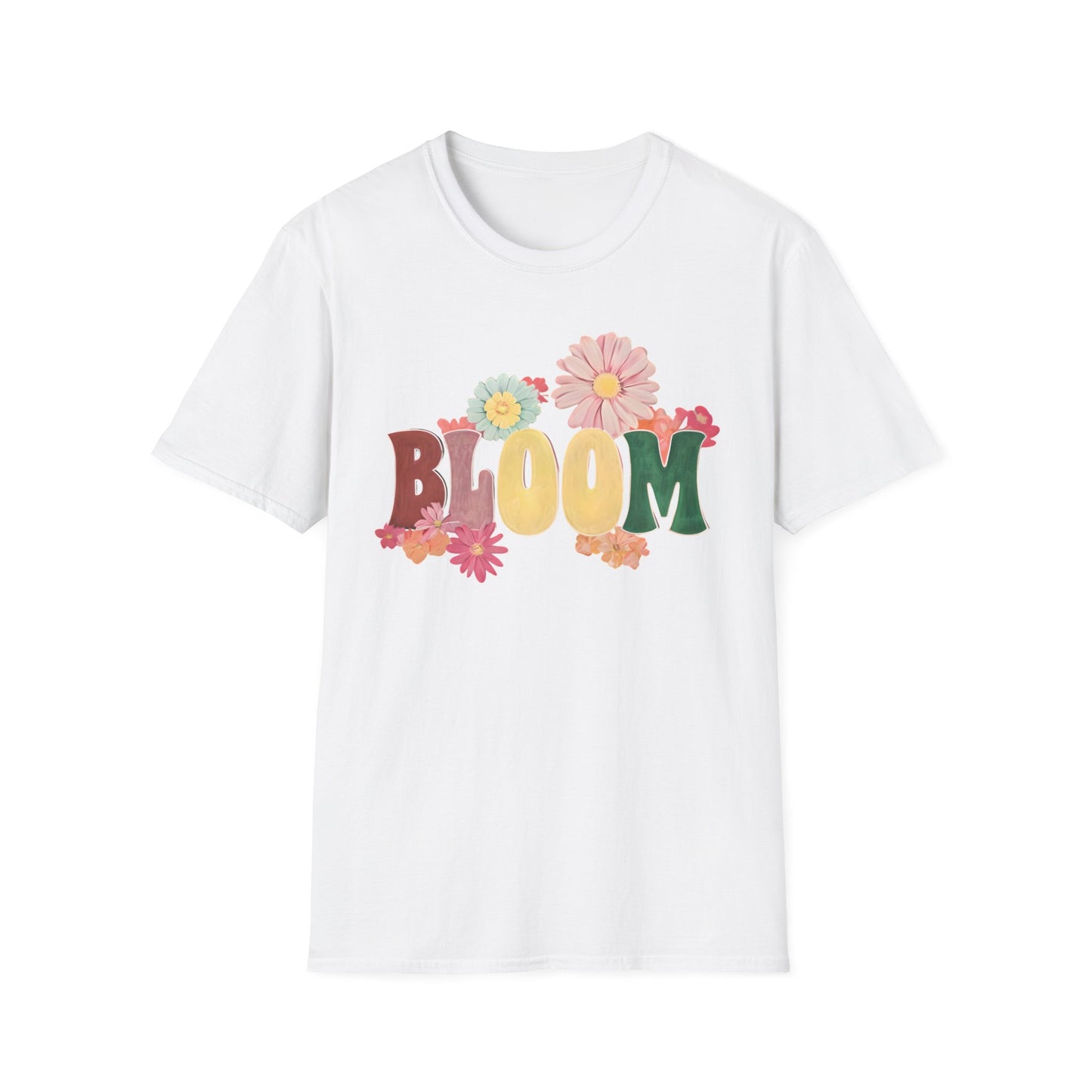 Vintage Bloom T-Shirt - Typography Painting Design