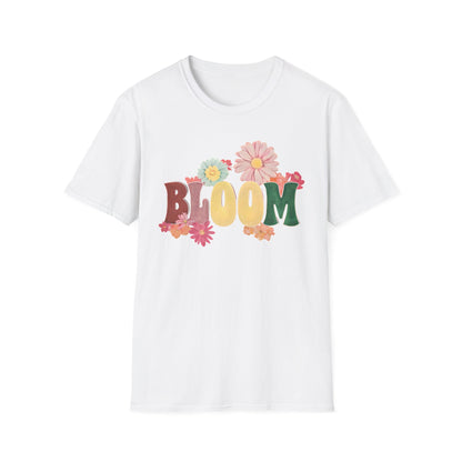Vintage Bloom T-Shirt - Typography Painting Design
