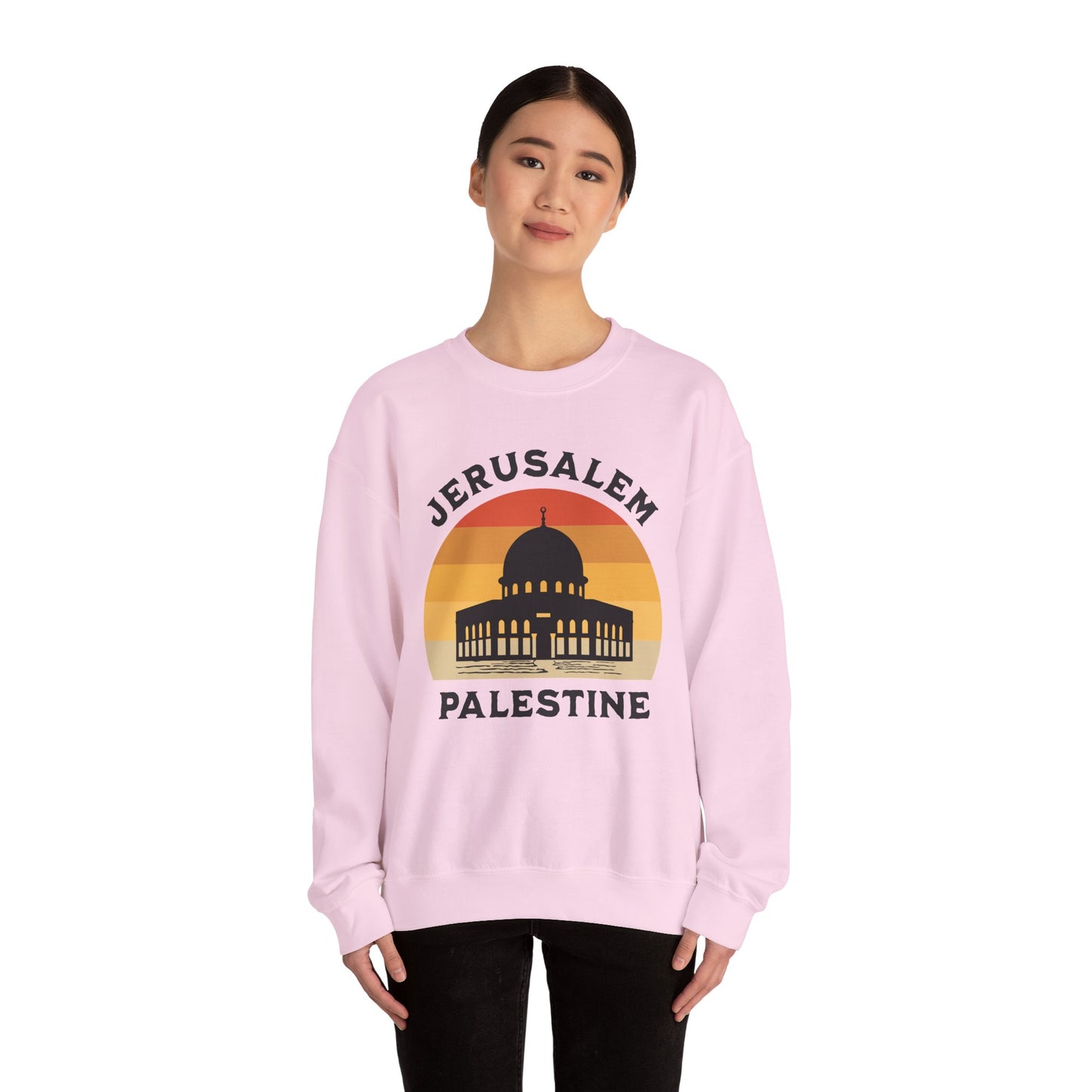 Jerusalem Palestine Dome of The Rock Sunset Sweatshirt
