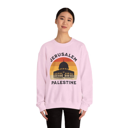 Jerusalem Palestine Dome of The Rock Sunset Sweatshirt