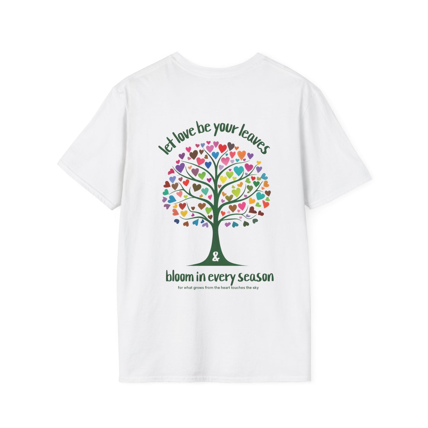 Let Love Be Your Leaves  - Tree with Colorful Heart leaves T-Shirt