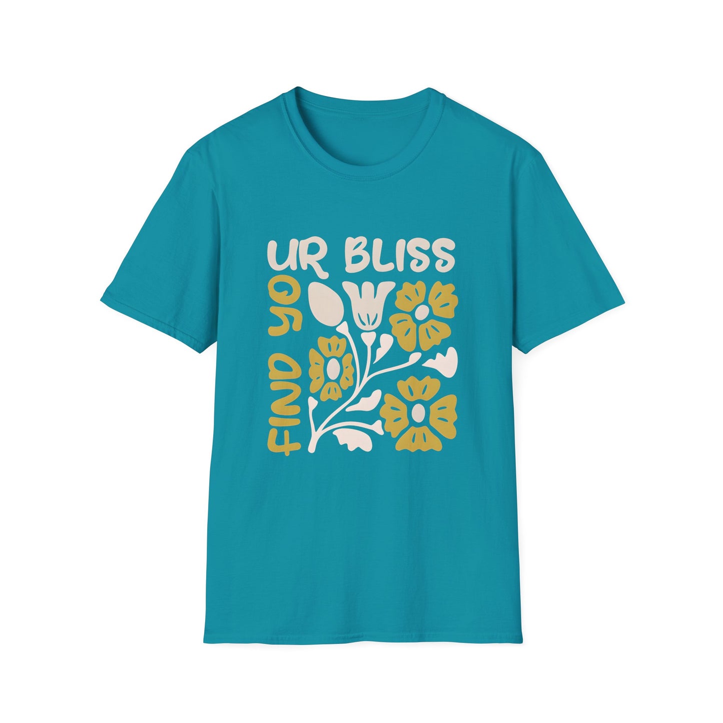 Find Your Bless Boho Style Floral T-Shirt