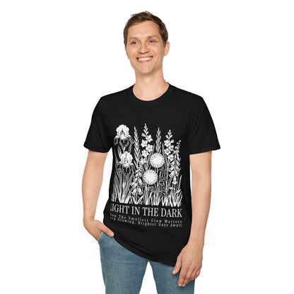 Light In The Dark - Monochrome Floral Group T-shirt