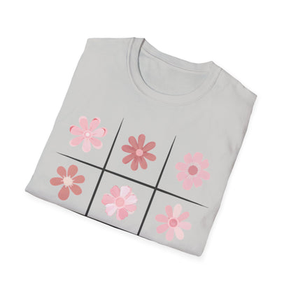 Watercolor Soft Colors Flowers Grid T-Shirt