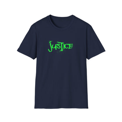 No More Silence, Speak for Justice - Graffiti Typography Activism Front and Back design T-Shirt