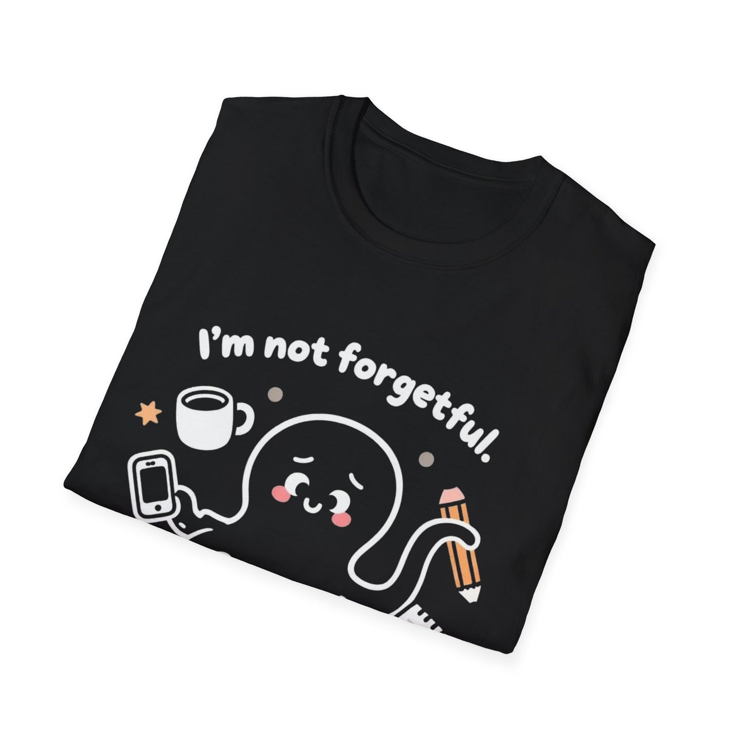 I'm Not Forgetful, I'm Just Running Too Many Tabs - Playful Silhouette T-Shirt
