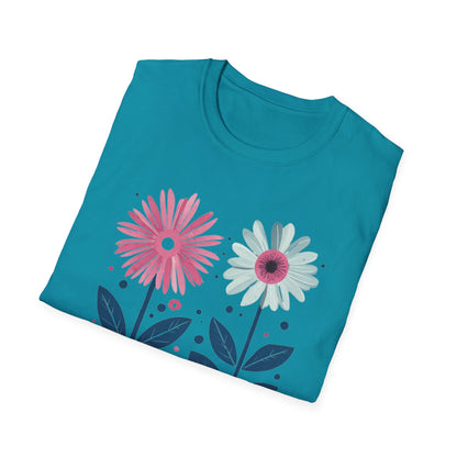 Bloom As You Go T-Shirt -  Boho Floral Design