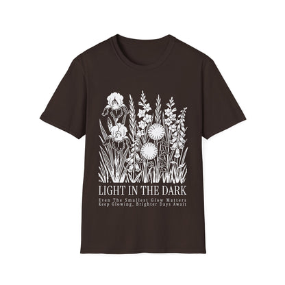 Light In The Dark - Monochrome Floral Group T-shirt