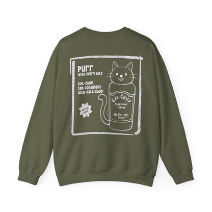 Cat-Chup - Playful Cat-Shaped Catchup bottle Advertisement Sweatshirt