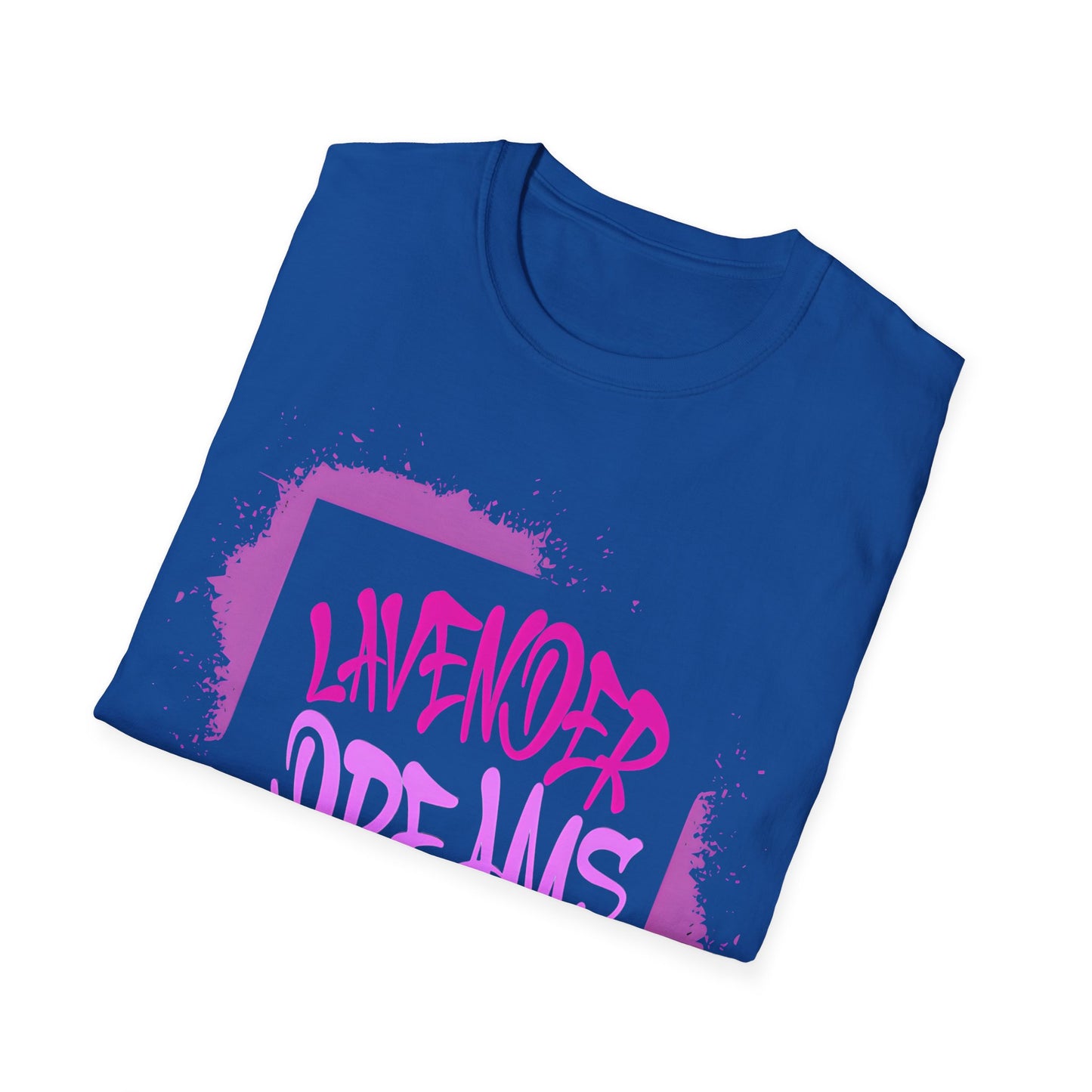 Lavender Dreams T-Shirt - Bold Graffiti Pink Typography Design