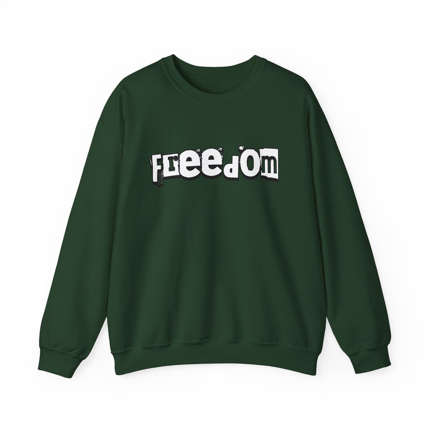 Free Palestine Free The World - Monochrome Graffiti Sweatshirt