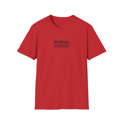 We Are All Palestinians - Front And Back Women's Face Design T-Shirt