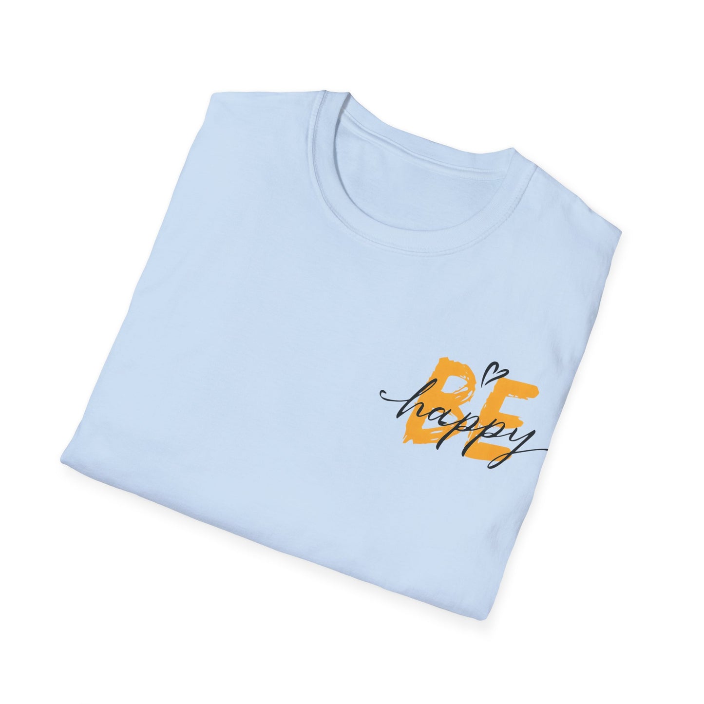 Be Happy T-Shirt – Typography Pocket Design