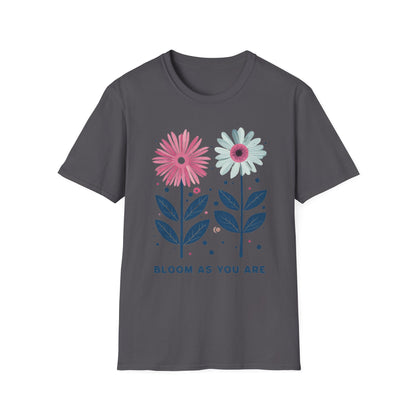 Bloom As You Go T-Shirt -  Boho Floral Design