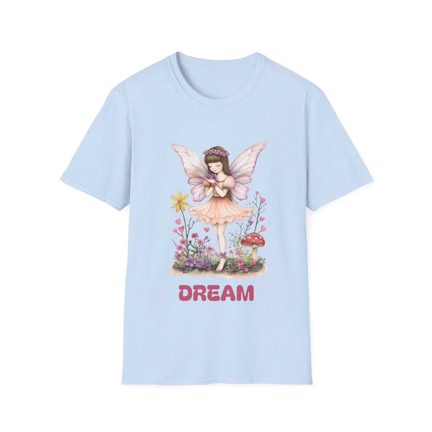 Dream Whimsical T-Shirt -  Fairy and Floral Design