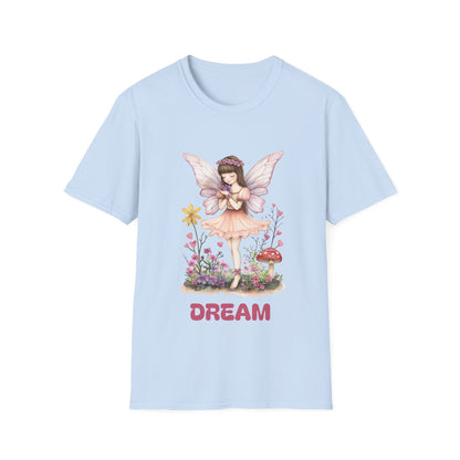 Dream Whimsical T-Shirt -  Fairy and Floral Design