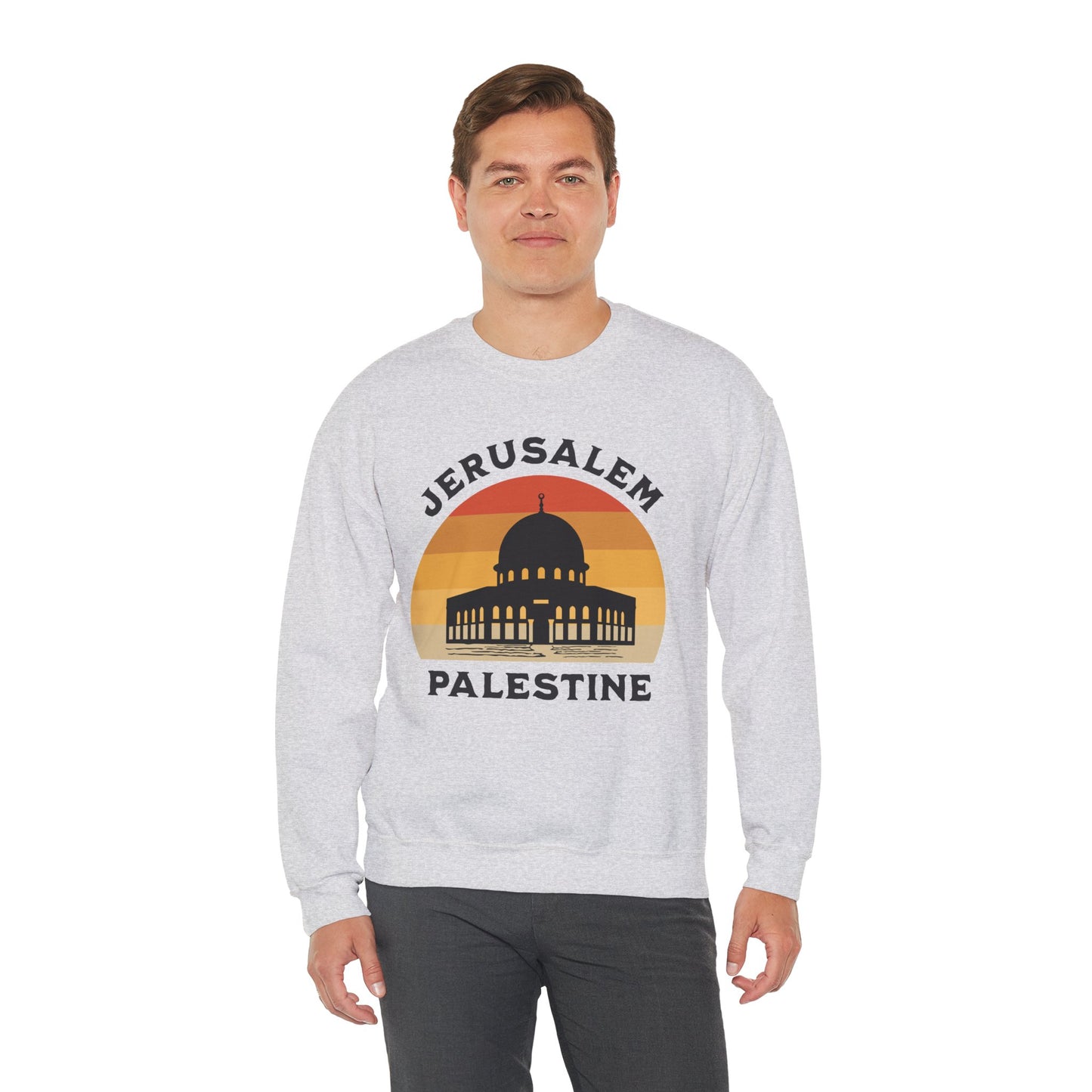 Jerusalem Palestine Dome of The Rock Sunset Sweatshirt