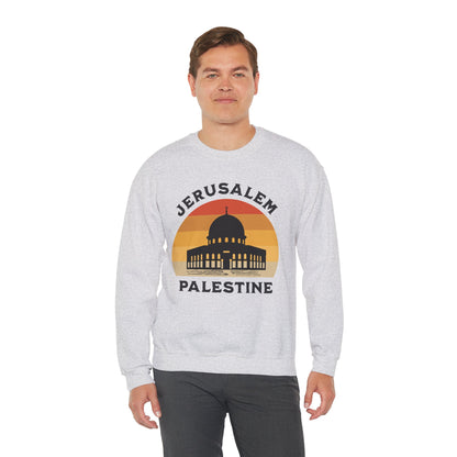 Jerusalem Palestine Dome of The Rock Sunset Sweatshirt